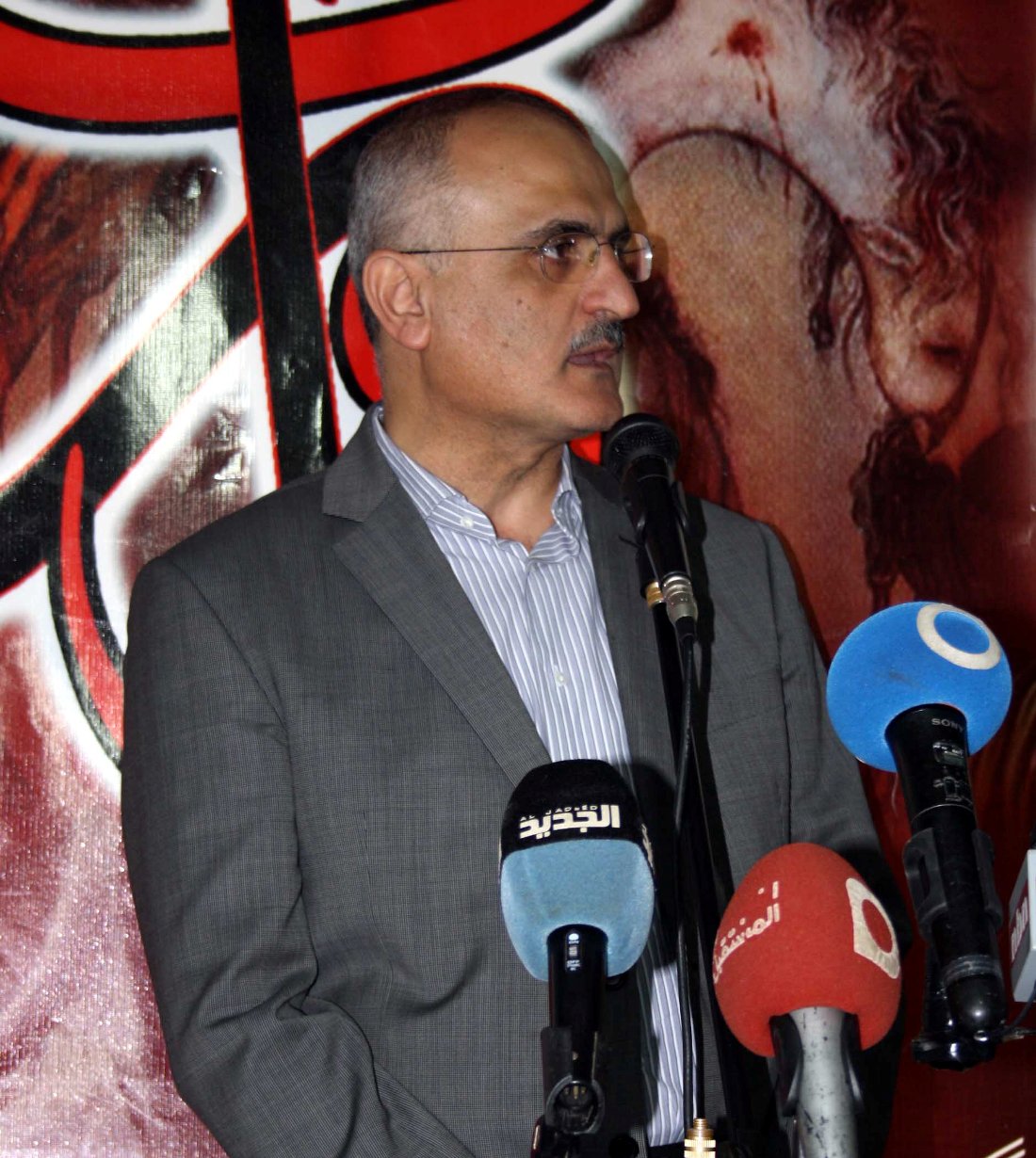الوزير علي حسن خليل متحدثا في ذكرى اسبوع الحاجة فاطمة خليل رمضان