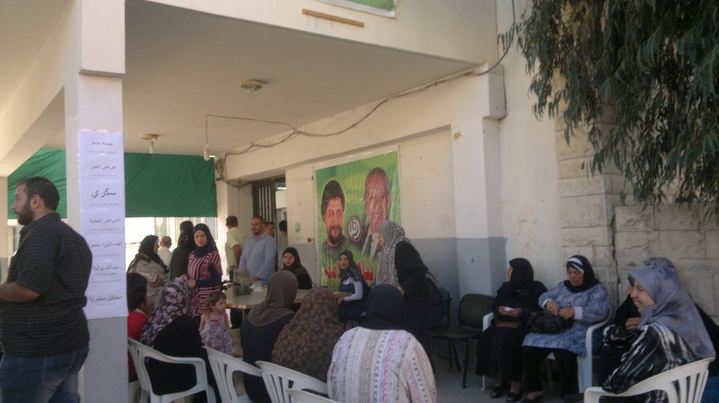اليوم الصحي المجاني في الخيام الذي دعا اليه مكتب الخدمات والصحة في حركة أمل تحت عنوان حملة الامام الصدر الطبية