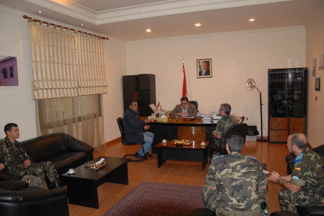 محافظ النبطية القاضي محمود المولى يستقبل قائد القطاع الشرقي في اليونيفل