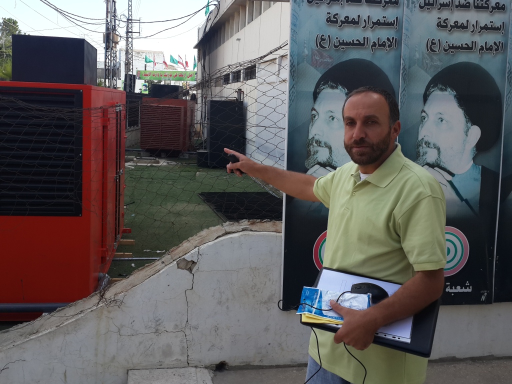 المهندس عماد عطوي: تركيب مولدات إضافية لتلبية حاجة الأهالي والسهر على راحتهم