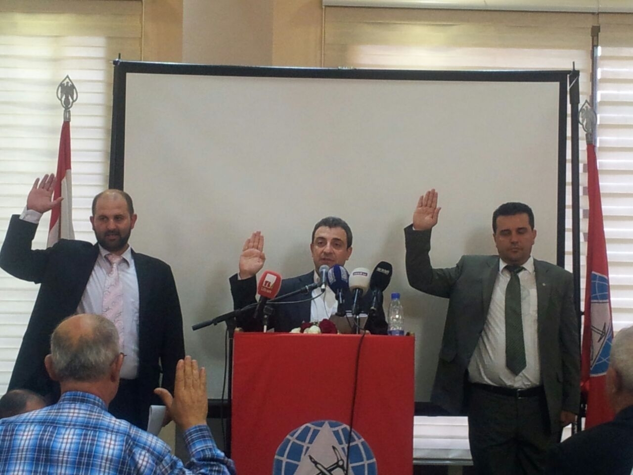 قسم الحزب لمنتسبين جدد الى الحزب التقدمي الاشتراكي في حاصبيا