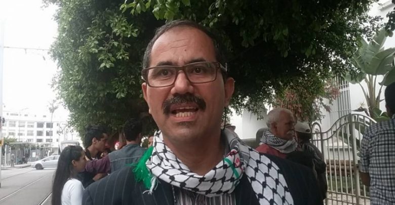 المناضل الدكتور احمد ويحمان، رئيس المرصد المغربي لمناهضة التطبيع