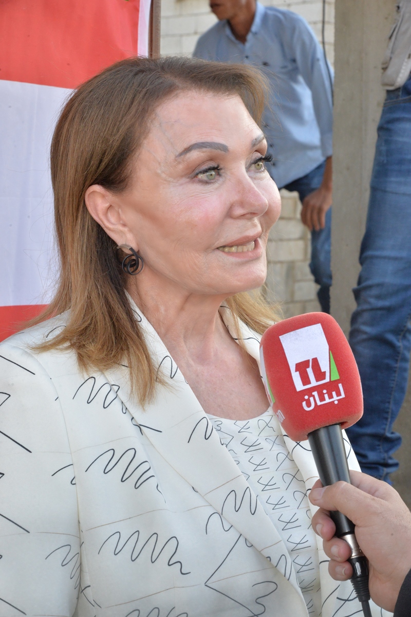 سفيرة النوايا الحسنة للتنمية السيدة سعد الأسعد فخري في حديث لتلفزيون لبنان