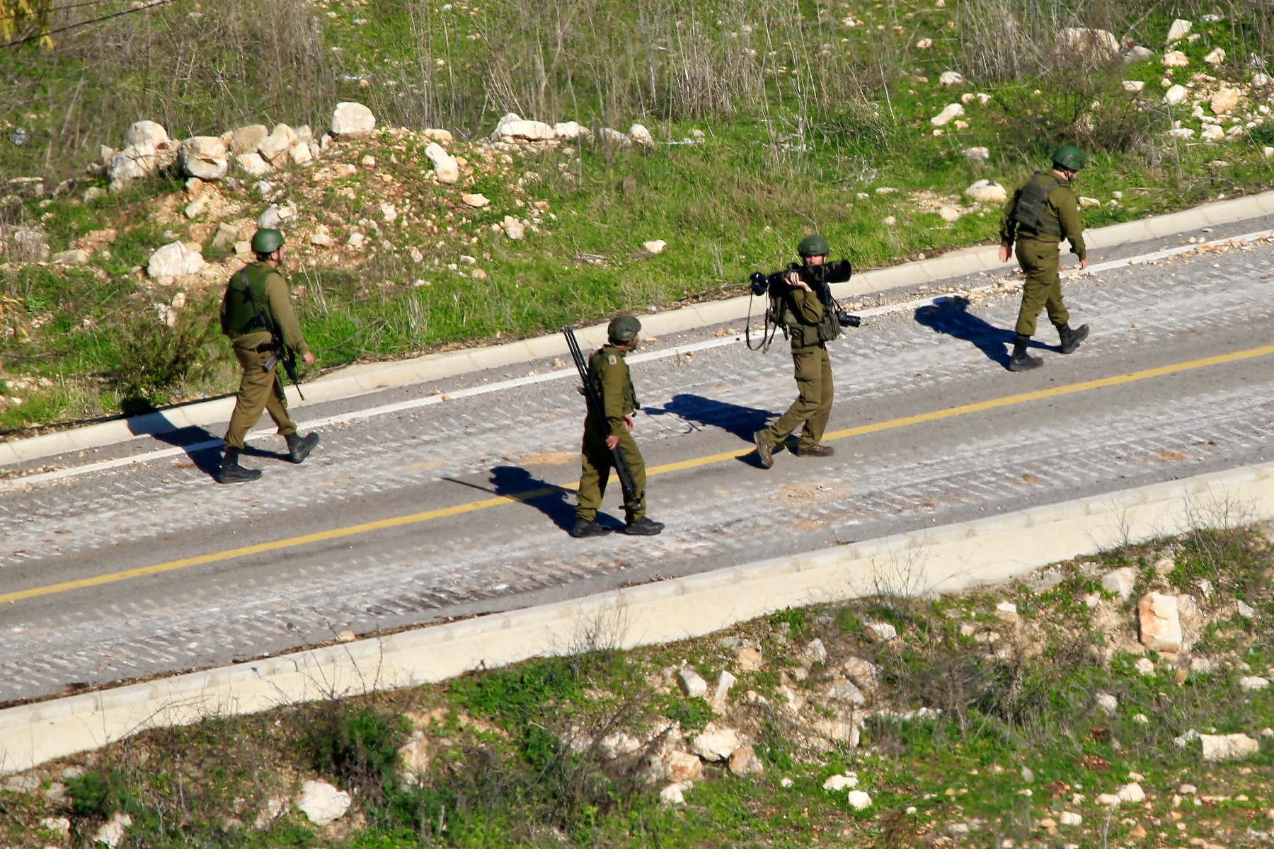 جنود إسرائيليون في جنوب لبنان خلال الحرب الأخيرة (ا ف ب)