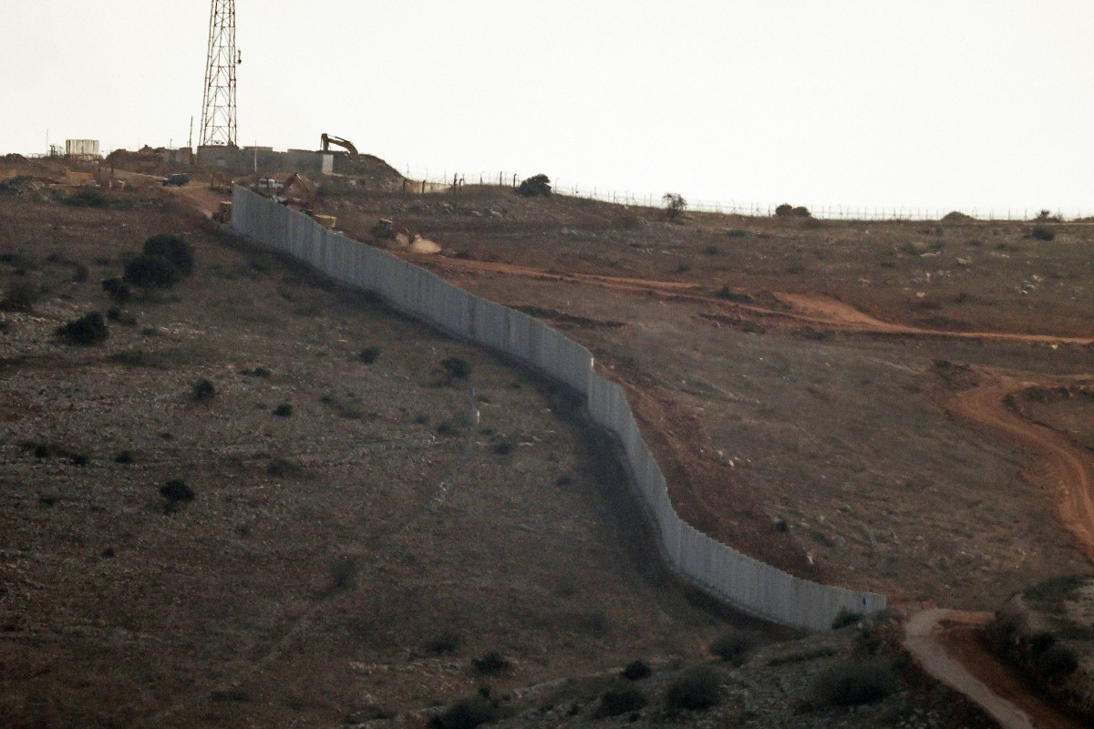 خط فاصل بين إسرائيل ولبنان (ا ف ب)